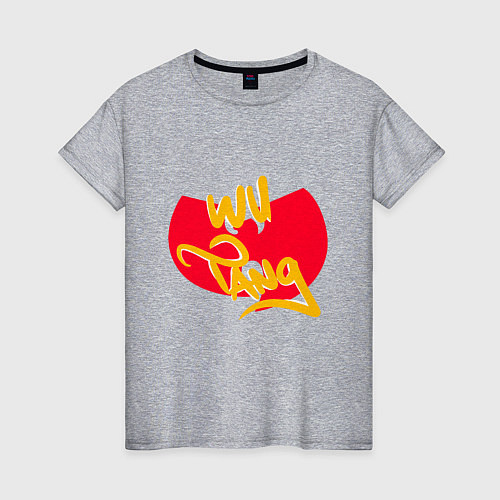 Женская футболка Wu-Tang Red / Меланж – фото 1