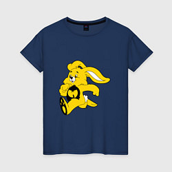 Футболка хлопковая женская Wu-Tang Bunny, цвет: тёмно-синий