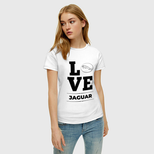 Женская футболка Jaguar Love Classic / Белый – фото 3