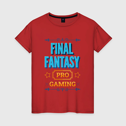 Женская футболка Игра Final Fantasy PRO Gaming / Красный – фото 1