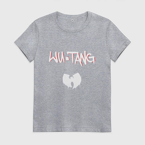 Женская футболка Ву-Тэнг Клэн / Меланж – фото 1