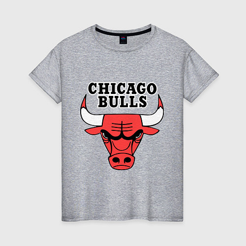 Женская футболка Chicago Bulls / Меланж – фото 1