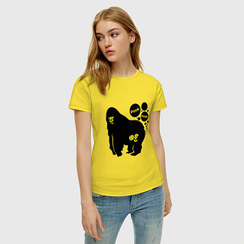 Женская футболка Banana pook / Желтый – фото 3