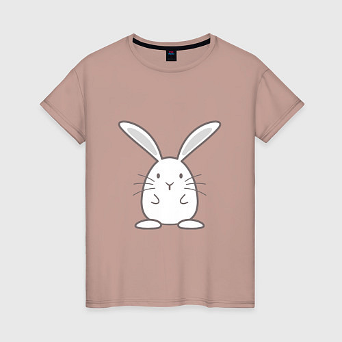 Женская футболка Крол / Пыльно-розовый – фото 1