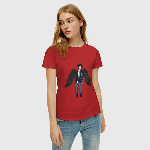 Женская футболка Лютик Бо / Красный – фото 3