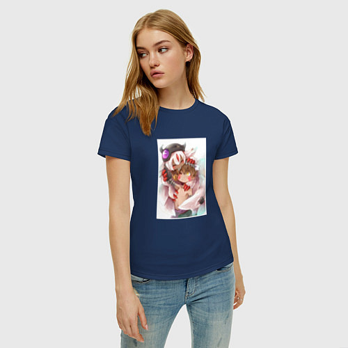 Женская футболка Красавчик Рэг / Тёмно-синий – фото 3