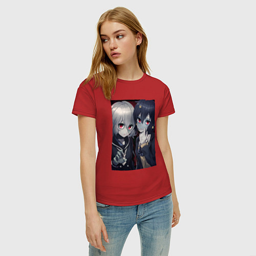 Женская футболка Ай и Дзюнкр - Зомбилэнд Сага Месть / Красный – фото 3
