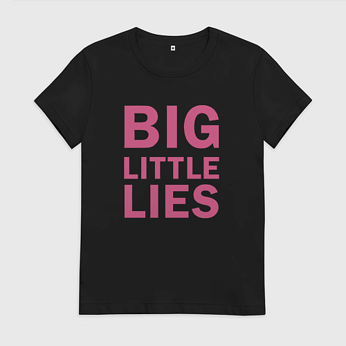 Женская футболка Big Little Lies logo / Черный – фото 1