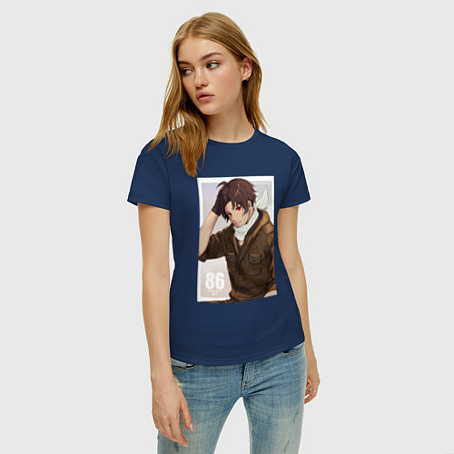 Женская футболка Синъэй Нодзэн - 86 / Тёмно-синий – фото 3