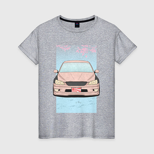 Женская футболка Toyota Altezza stance alternative / Меланж – фото 1