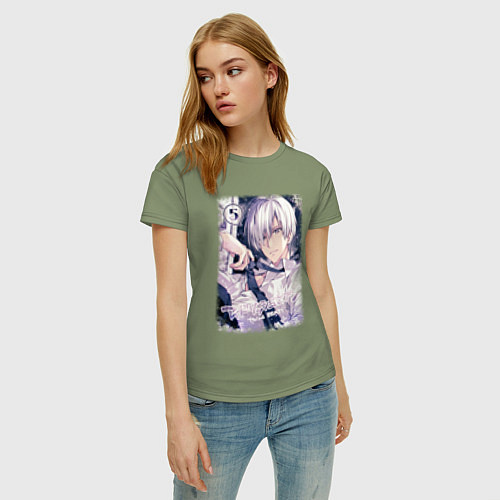 Женская футболка Сого Осака - Семёрка идолов / Авокадо – фото 3