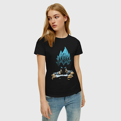 Женская футболка Жемчуг Дракона - персонаж / Черный – фото 3
