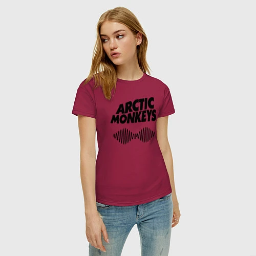 Женская футболка Arctic Monkeys / Маджента – фото 3