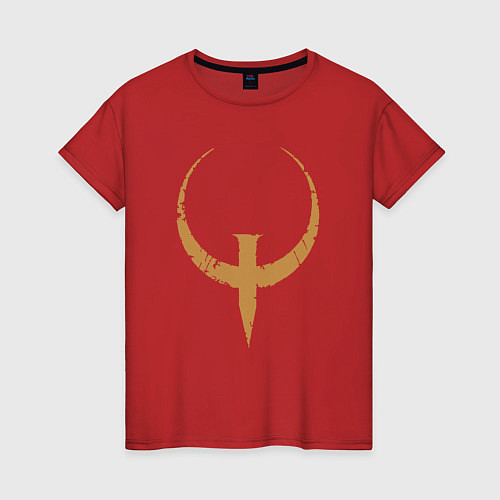 Женская футболка Quake арена / Красный – фото 1