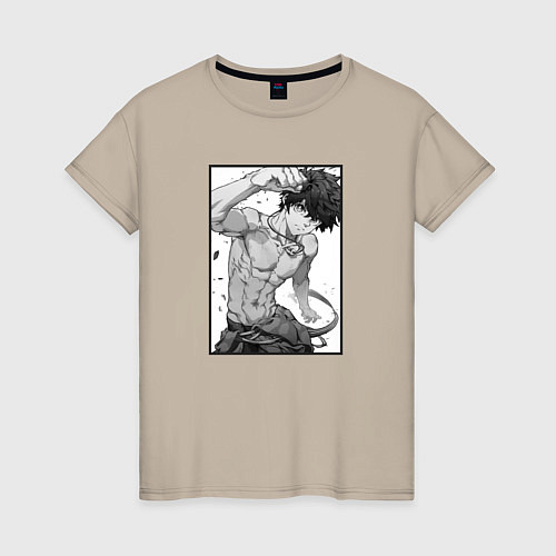 Женская футболка Накаченный Кабанэ Кусак - Инцидент Кэмоно / Миндальный – фото 1