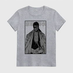 Футболка хлопковая женская Сюнсуй Кьёраку - Блич, цвет: меланж