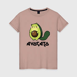 Женская футболка Avocado - AvoCATo - Joke