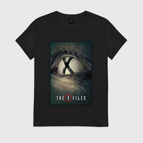Женская футболка X - Files poster / Черный – фото 1