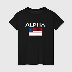 Женская футболка Alpha USA