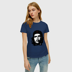 Футболка хлопковая женская Ernesto Che Guevara, цвет: тёмно-синий — фото 2