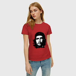 Футболка хлопковая женская Ernesto Che Guevara, цвет: красный — фото 2