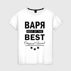 Футболка хлопковая женская Варя best of the best, цвет: белый