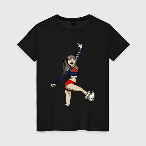 Женская футболка Соло Лиссы / Черный – фото 1