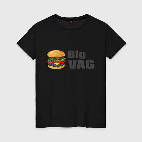 Женская футболка Big VAGodroch / Черный – фото 1