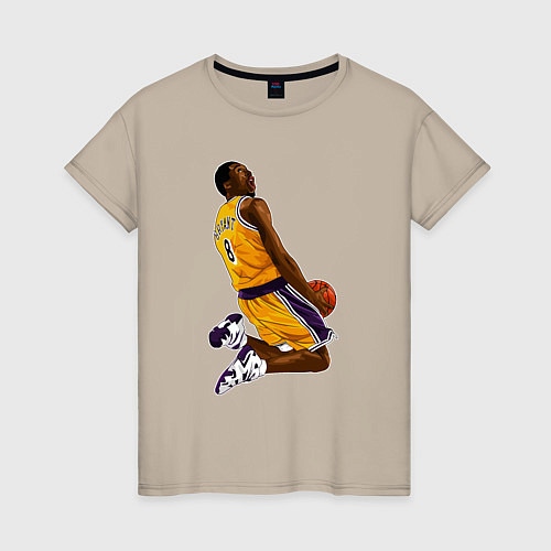 Женская футболка Kobe dunk / Миндальный – фото 1