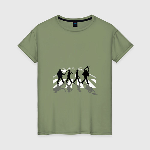 Женская футболка Маньяки на переходе / Авокадо – фото 1