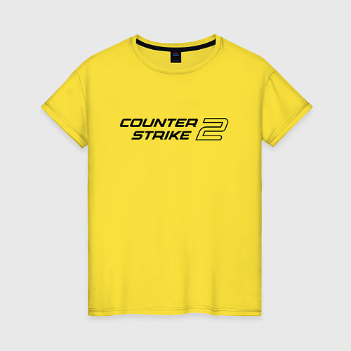 Женская футболка Counter Strike 2 / Желтый – фото 1