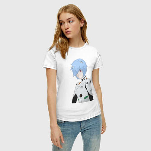 Женская футболка Аянами рей / Белый – фото 3