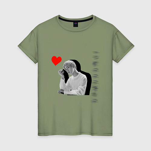 Женская футболка Юнги и Джин / Авокадо – фото 1