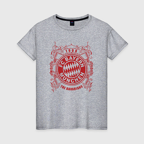 Женская футболка FC Bayern / Меланж – фото 1