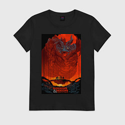 Футболка хлопковая женская DnD Dices: Honor Among Thieves, цвет: черный