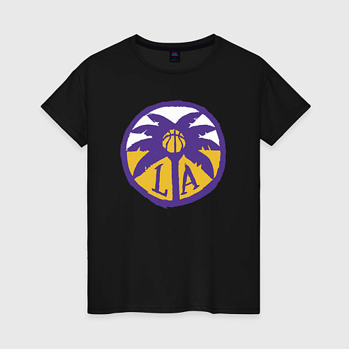 Женская футболка Lakers California / Черный – фото 1