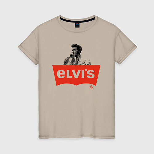 Женская футболка Elvis / Миндальный – фото 1