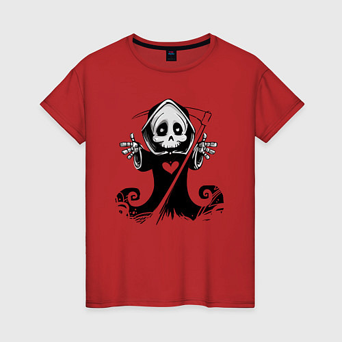 Женская футболка Добрая смерть / Красный – фото 1