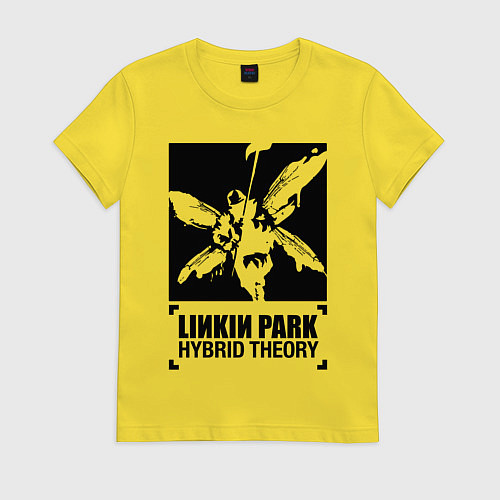 Женская футболка LP Hybrid Theory / Желтый – фото 1