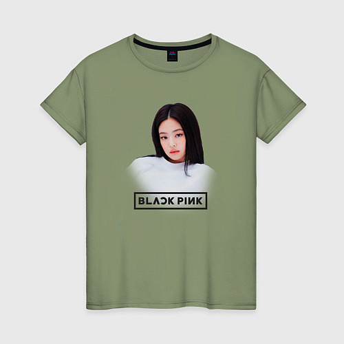 Женская футболка Jennie Kim Blackpink / Авокадо – фото 1