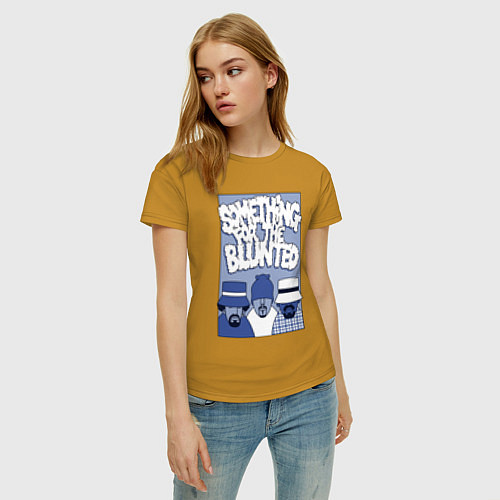 Женская футболка Cypress hill - blunted / Горчичный – фото 3