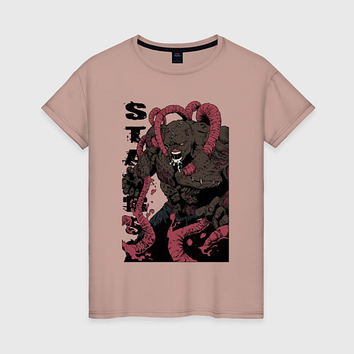 Женская футболка Staarss - nemesis / Пыльно-розовый – фото 1