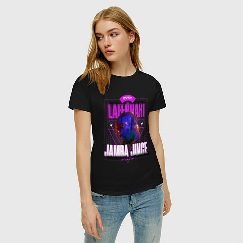 Женская футболка Jamba Juice / Черный – фото 3