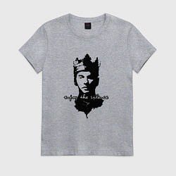 Футболка хлопковая женская Dave Gahan - Enjoy The Silence, цвет: меланж