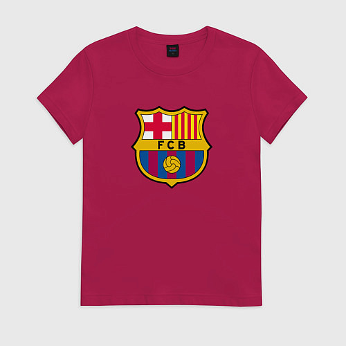 Женская футболка Barcelona fc sport / Маджента – фото 1