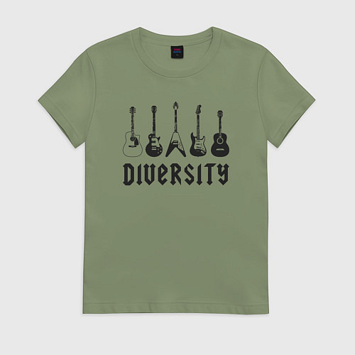 Женская футболка Разнообразие / Авокадо – фото 1