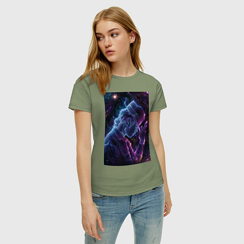 Женская футболка Michael space / Авокадо – фото 3