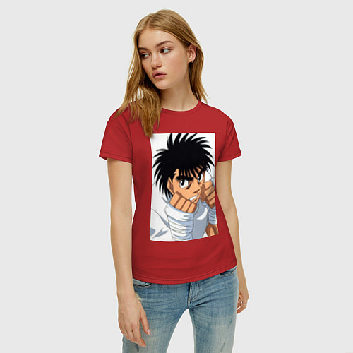 Женская футболка Иппо Боксер / Красный – фото 3