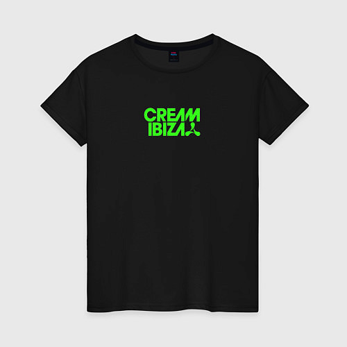 Женская футболка Cream Ibiza / Черный – фото 1