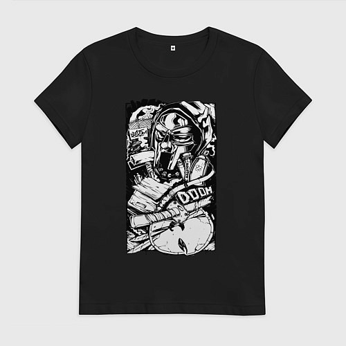 Женская футболка Wu tang - Mf doom / Черный – фото 1